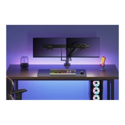Neomounts Tischhalterung mit Tischhalterungsgriff für zwei Flachbildschirme bis 32' (81 cm) 8KG NM-D775DXBLACK Neomounts