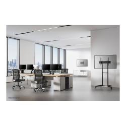 Neomounts Tischhalterung mit Tischhalterungsgriff für zwei Flachbildschirme bis 32' (81 cm) 8KG NM-D775DXBLACK Neomounts