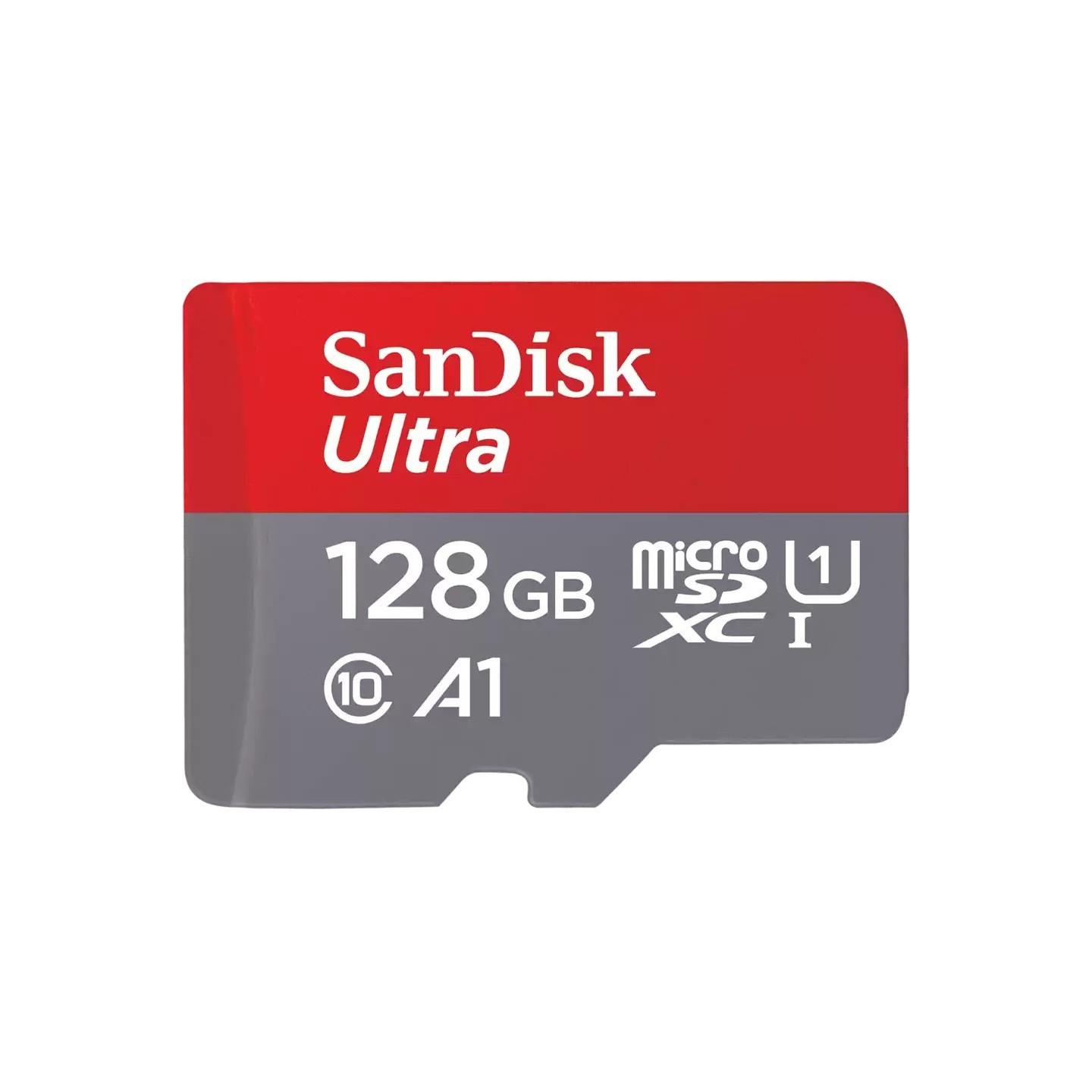 SanDisk Ultra microSDXC 128GB UHS-I U1 140MB/s Class 10 - Red/Grey - with SD Adapter — Buy in Cyprus with Fast Delivery