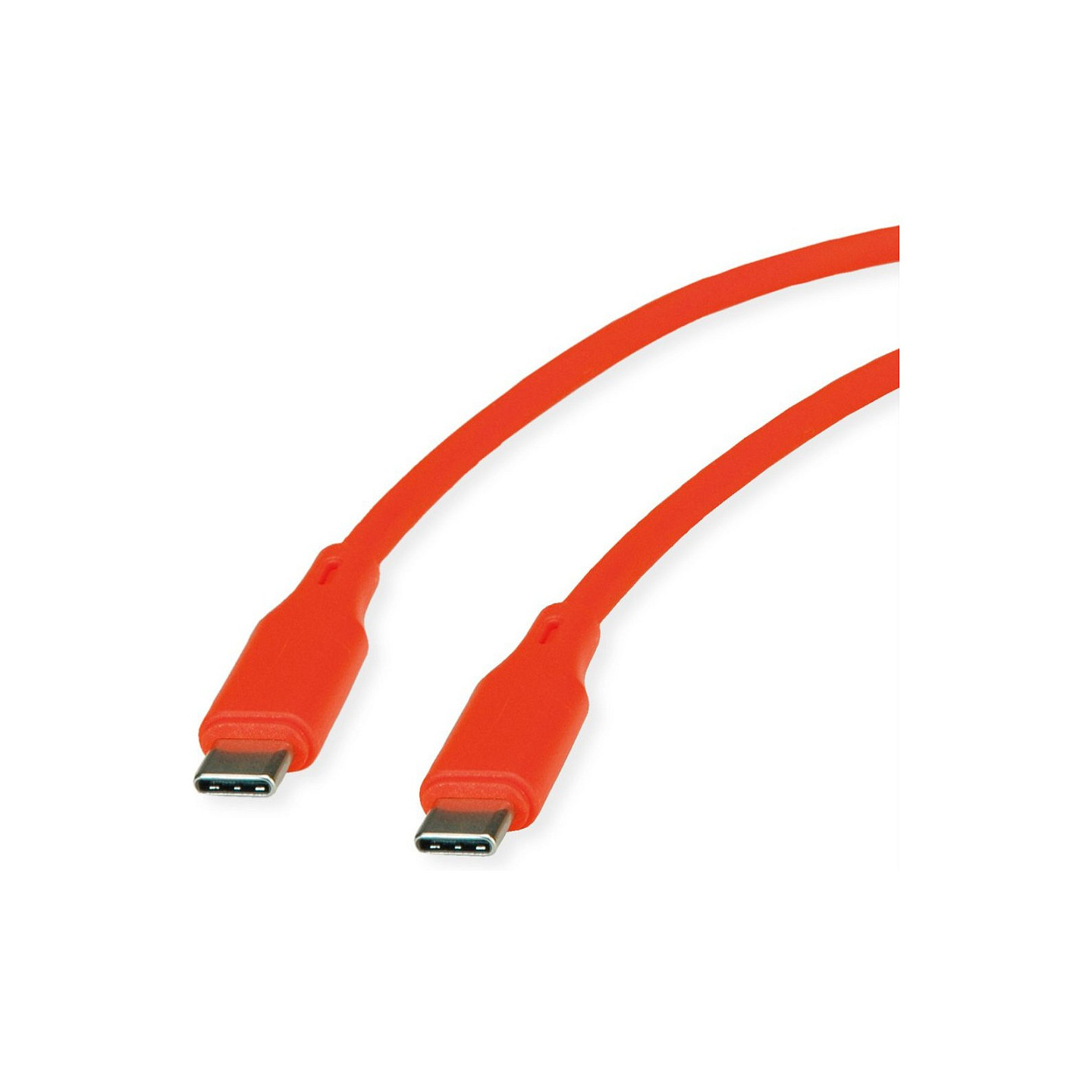 ROLINE USB 2.0 Kabel. Typ C-C. ST ST. Silikon. 60W. orange. 1 m — Buy in Cyprus with Fast Delivery