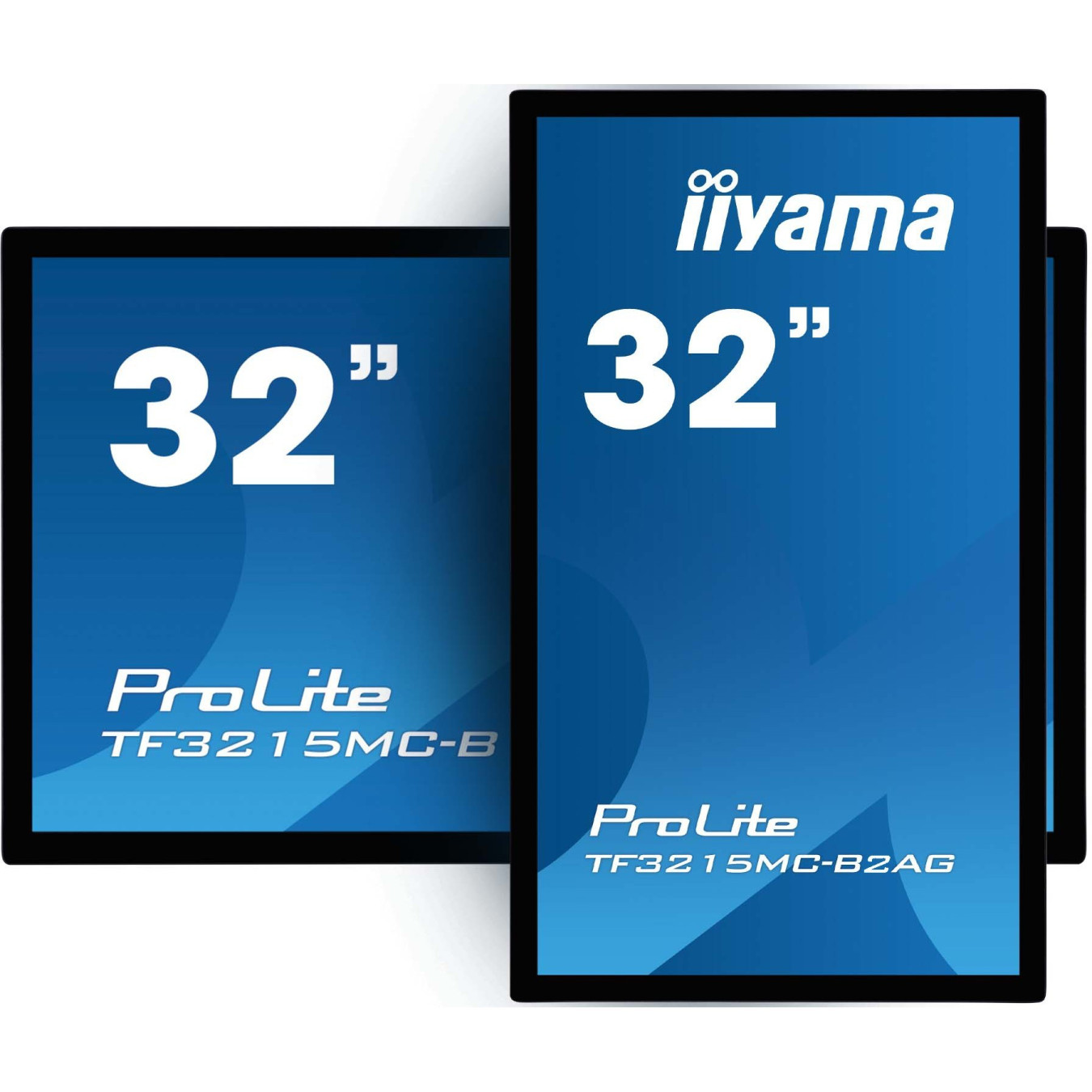 iiyama ProLite TF3215MC-B2AG - 31.5in (80cm) PCAP 30-point Touch Open Frame Monitor, Full HD 1920x1080, VA, AG Coating, Black