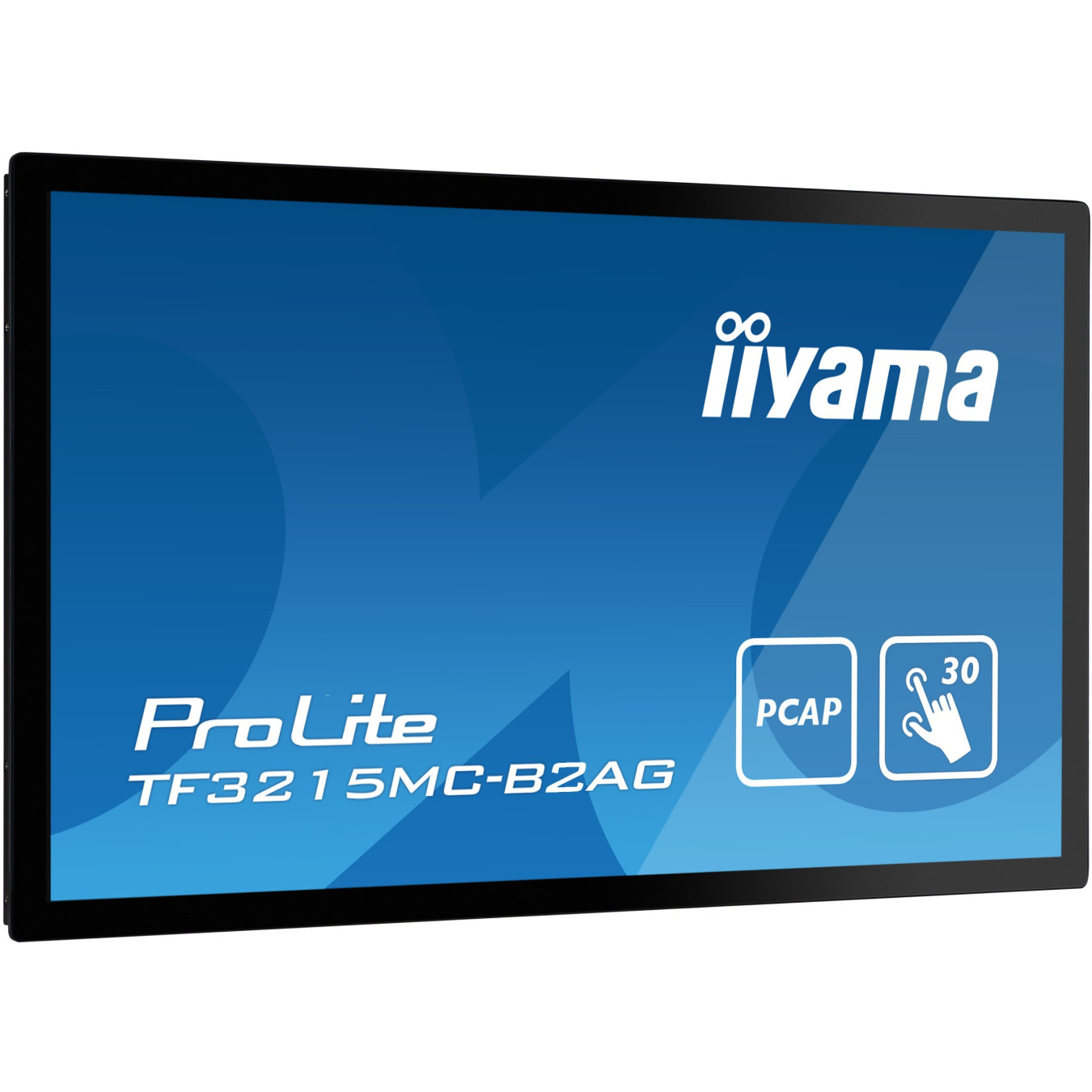 iiyama ProLite TF3215MC-B2AG - 31.5in (80cm) PCAP 30-point Touch Open Frame Monitor, Full HD 1920x1080, VA, AG Coating, Black