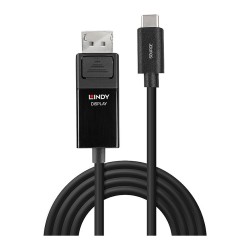 LINDY USB Typ C an Displayport 4K60 Adapterkabel mit HDR 2m — Buy in Cyprus with Fast Delivery