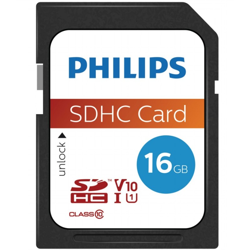 Buy Philips SDHC Memory Card - FM16SD45B - 16GB Class 10 UHS-I U1, 80 MB/s, Black in Cyprus, Nicosia, Limassol, Larnaka, Pafos