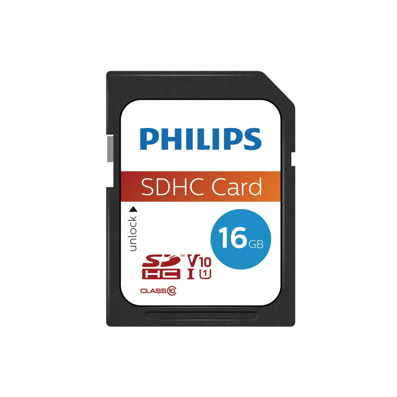 Philips SDHC Memory Card - FM16SD45B - 16GB Class 10 UHS-I U1, 80 MB/s, Black — Buy in Cyprus with Fast Delivery