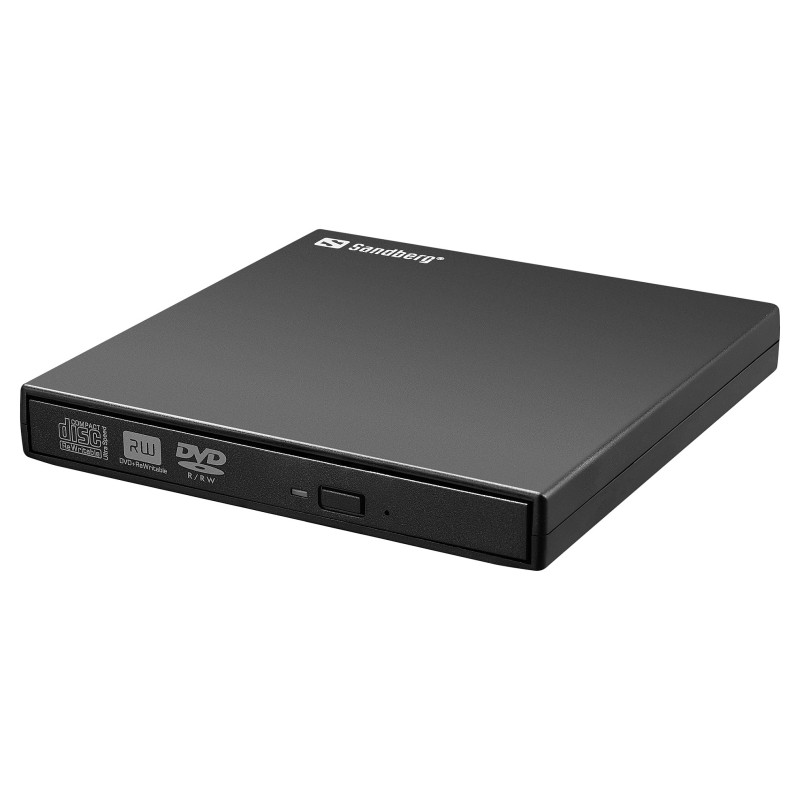 Sandberg USB Mini DVD Burner 133-66 USB 2.0 Black (Boxed) — Buy in Cyprus with Fast Delivery