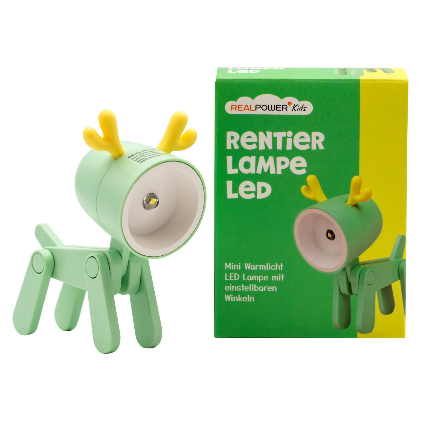 RealPower LED-Tier Taschenlampe Green Deer — Buy in Cyprus with Fast Delivery