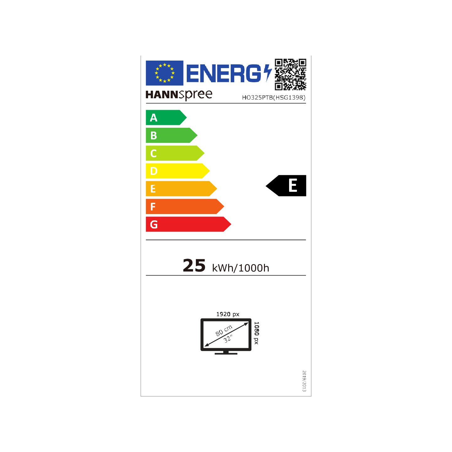 Hannspree 80.0cm (32') HO325PTB 16:9 M-TOUCH HDMI+DP — Buy in Cyprus with Fast Delivery