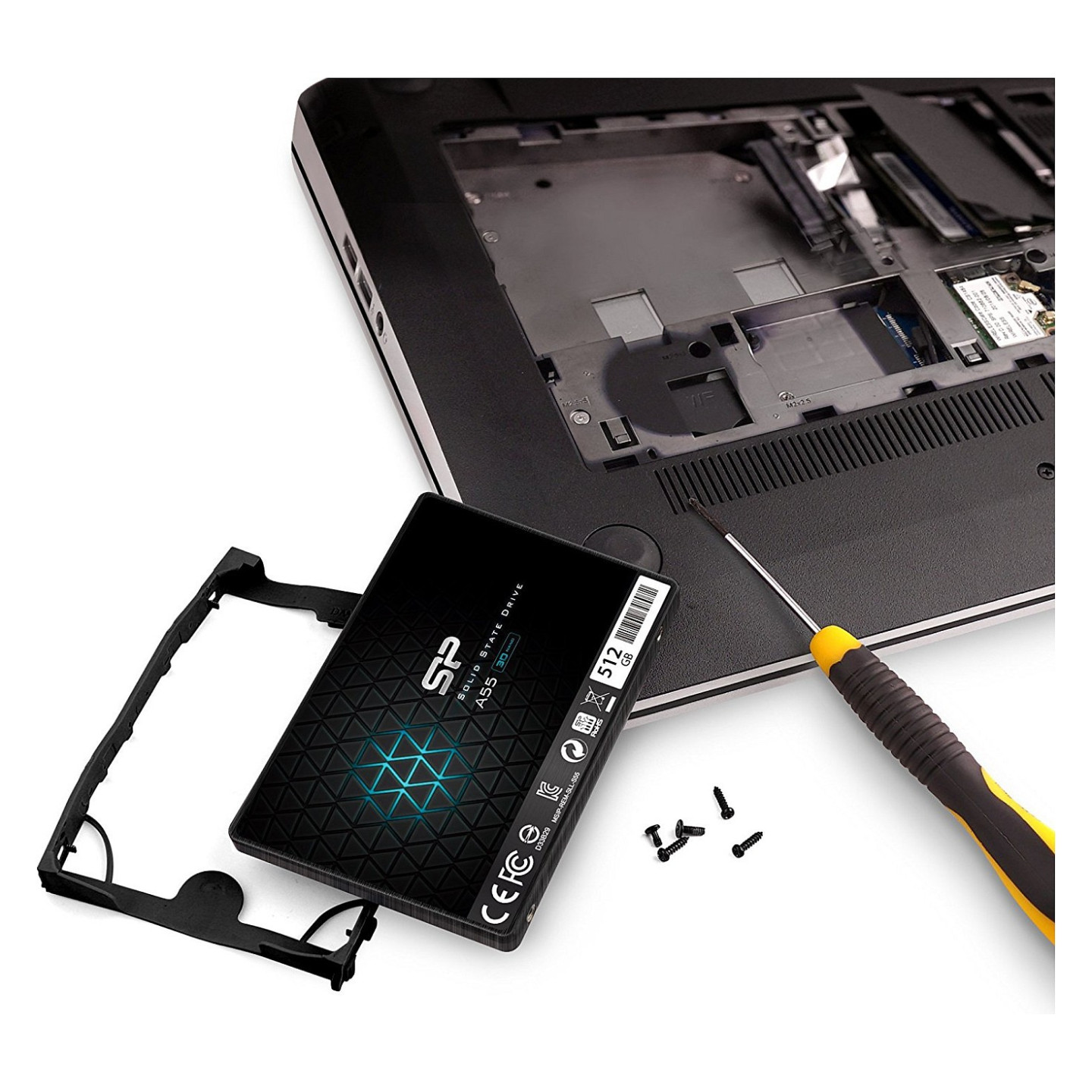 2.5' 512GB Silicon Power Ace A55 - - intern - 2.5 (6.4 cm) — Buy in Cyprus with Fast Delivery