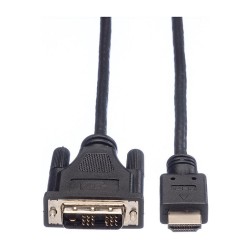 ROLINE DVI KABEL.DVI-HDMI.1.5M — Buy in Cyprus with Fast Delivery