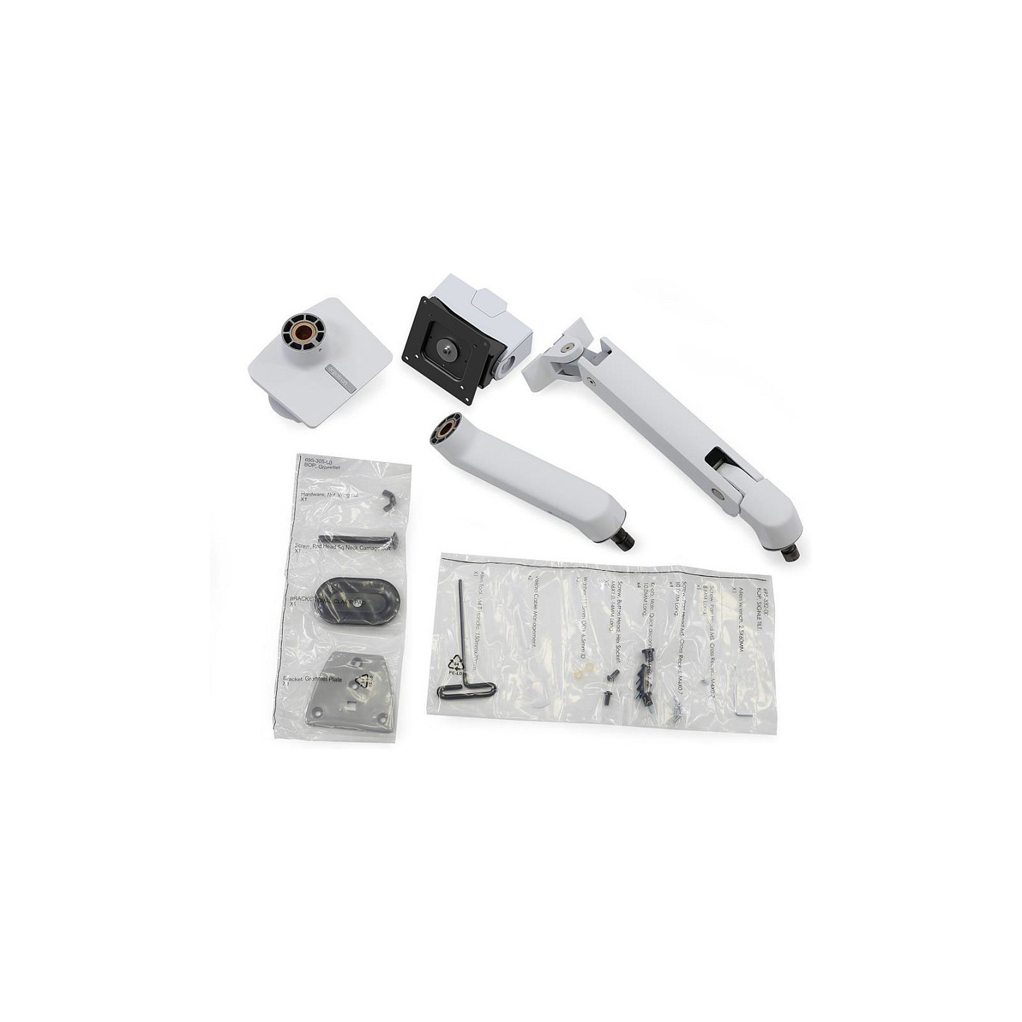 Ergotron HX Monitor Arm mit VHD-Gelenk. Tischhalterung (wei. fr 1000 R Curved Monitore) — Buy in Cyprus with Fast Delivery