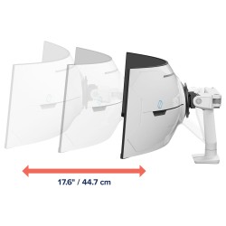 Ergotron HX Monitor Arm mit VHD-Gelenk. Tischhalterung (wei. fr 1000 R Curved Monitore) — Buy in Cyprus with Fast Delivery