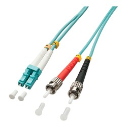 LINDY LWL-Duplexkabel LC ST OM3 2m 50 125æm Multimode — Buy in Cyprus with Fast Delivery