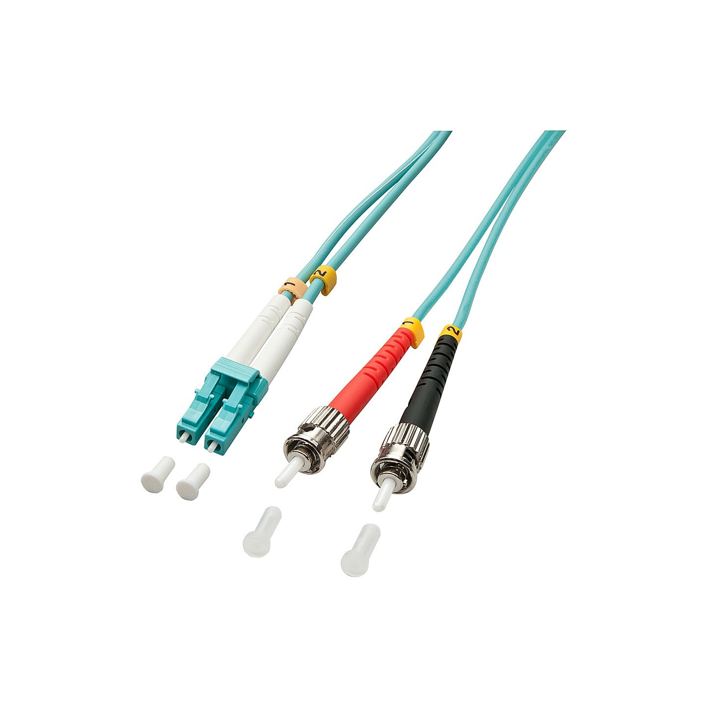 LINDY LWL-Duplexkabel LC ST OM3 2m 50 125æm Multimode — Buy in Cyprus with Fast Delivery