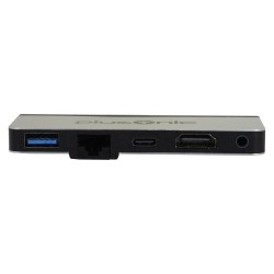 Z Plusonic Docking Adapter Hub für Microsoft Surface Go. 5in1: USB 3.0 RJ45 Gigabit-Ethernet Type-C HDMI AUX