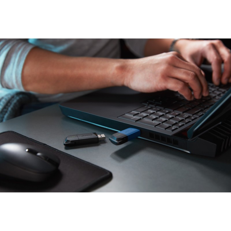 Buy Kingston DataTraveler Exodia M - 64GB USB 3.2 Gen 1 Flash Drive - Black & Blue in Cyprus, Nicosia, Limassol, Larnaka, Pafos