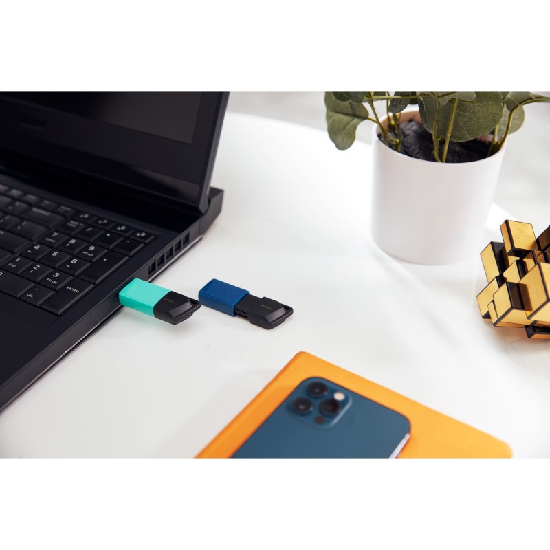 Buy Kingston DataTraveler Exodia M - 64GB USB 3.2 Gen 1 Flash Drive - Black & Blue in Cyprus, Nicosia, Limassol, Larnaka, Pafos