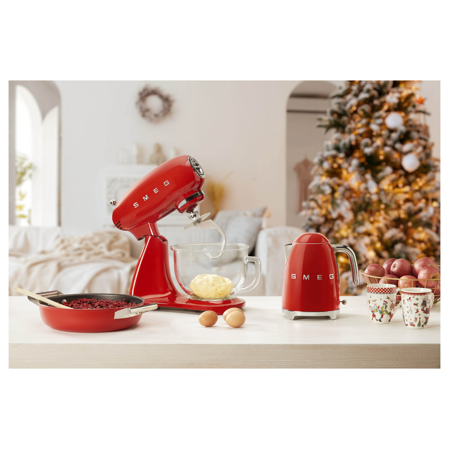 SMEG KLF03RDEU Wasserkocher Rot — Buy in Cyprus with Fast Delivery