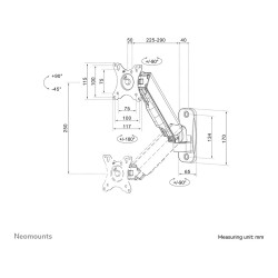 Wandhalterung. voll beweglich. für 17-32' Bildschirme 9KG WL70-440BL11 Neomounts — Buy in Cyprus with Fast Delivery