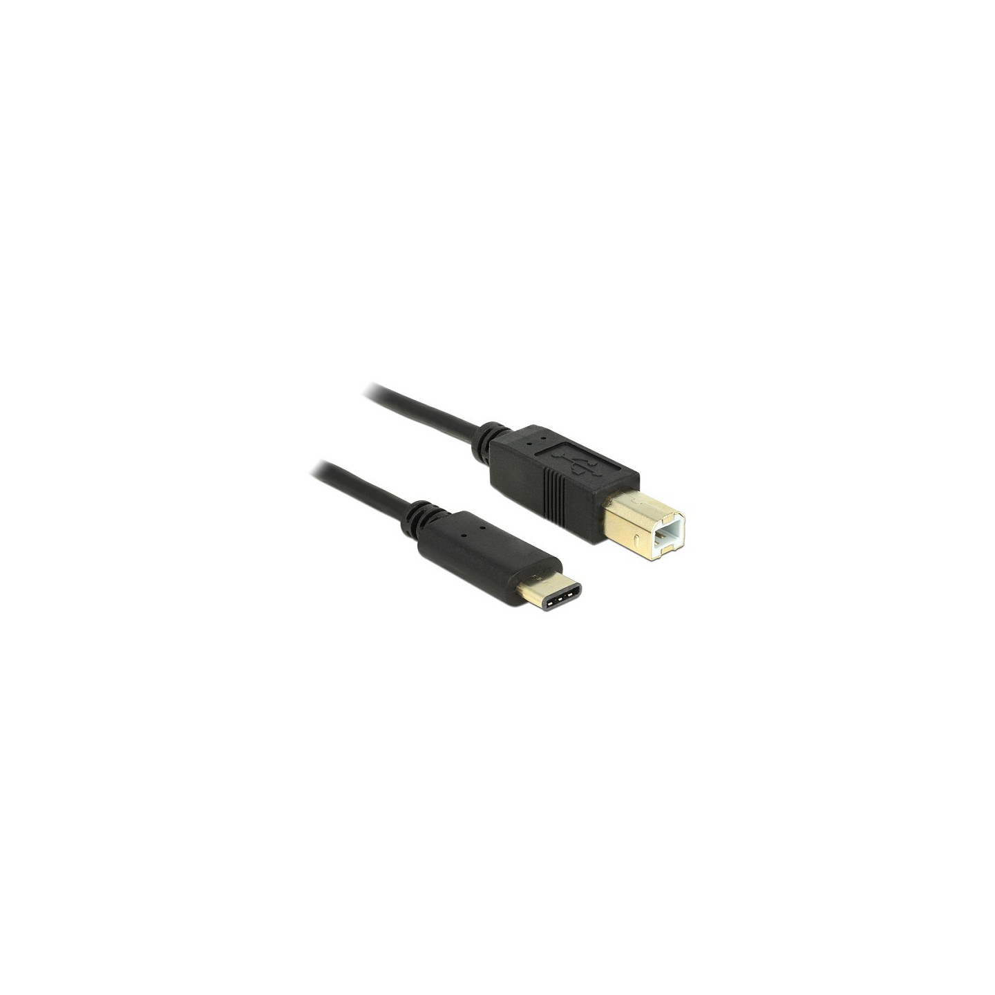 USB2.0 B - C (Stecker - Stecker) 2.0 m schwarz Delock — Buy in Cyprus with Fast Delivery