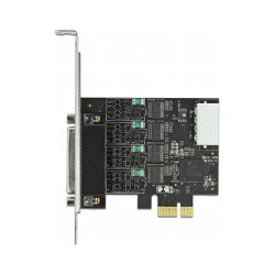 PCI Express x1 Karte zu 4 x Seriell RS-232 mit Spannungsversorgung 5 V 12 V — Buy in Cyprus with Fast Delivery