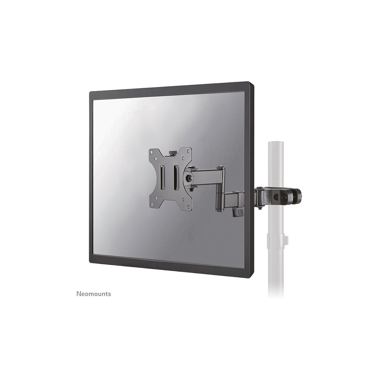 Stangenhalterung. voll beweglich. (Ø28-60 mm) für 17-32' Bildschirme 8KG FL40-450BL11 Neomounts