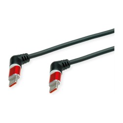 ROLINE USB 2.0 Kabel Typ-C - Typ-C ST ST 360 Rotation schwarz rot 1m — Buy in Cyprus with Fast Delivery