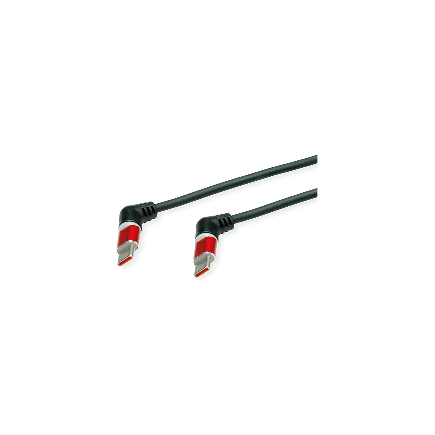 ROLINE USB 2.0 Kabel Typ-C - Typ-C ST ST 360 Rotation schwarz rot 1m — Buy in Cyprus with Fast Delivery