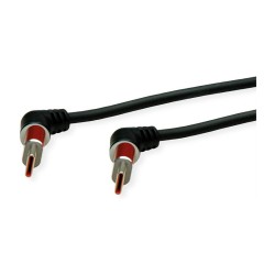 ROLINE USB 2.0 Kabel Typ-C - Typ-C ST ST 360 Rotation schwarz rot 1m — Buy in Cyprus with Fast Delivery