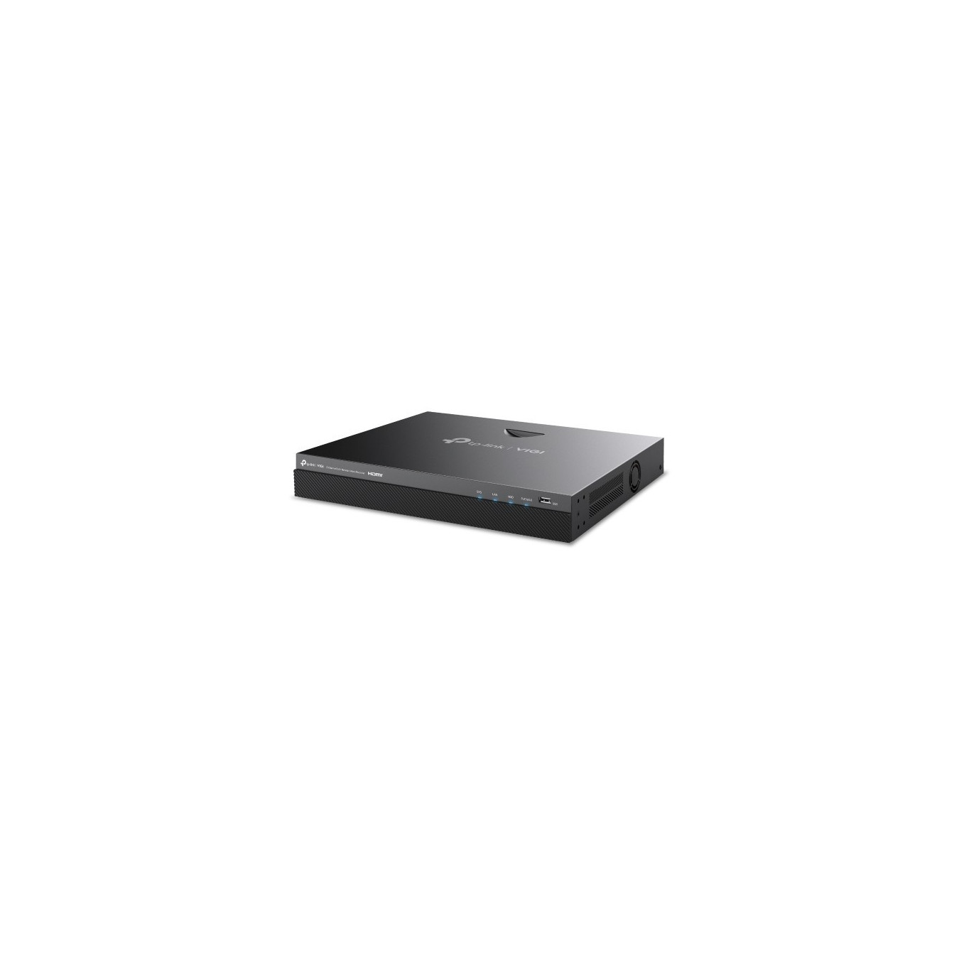 TP-Link VIGI NVR2008H-8MP - 8-Channel PoE+ 4K NVR, Black, 2x HDD bays (up to 32TB), HDMI+VGA