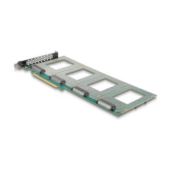 PCI Express 4.0 x16 Karte zu 4 x intern U.2 NVMe SFF-8639 - Bifurcation (LxB: 288 x 122 mm) — Buy in Cyprus with Fast Delivery