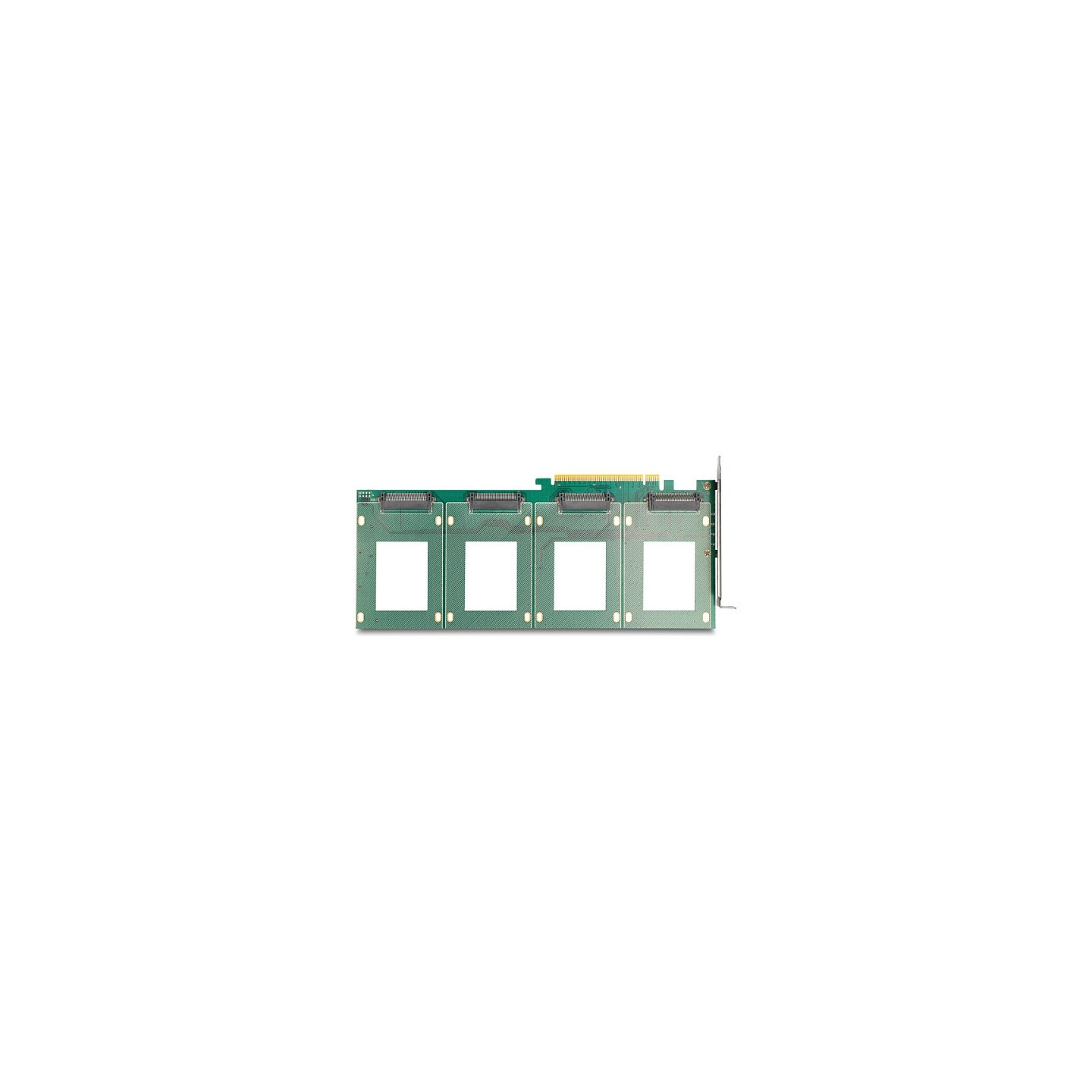 PCI Express 4.0 x16 Karte zu 4 x intern U.2 NVMe SFF-8639 - Bifurcation (LxB: 288 x 122 mm) — Buy in Cyprus with Fast Delivery