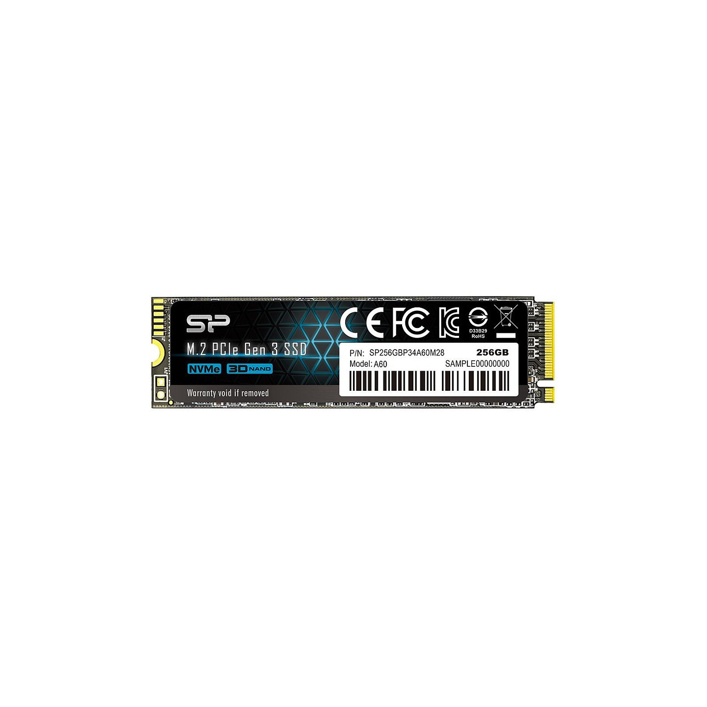 M.2 256GB Silicon Power P34A60 - intern - 2280 - PCIe 3.0 x4 (NVMe) — Buy in Cyprus with Fast Delivery