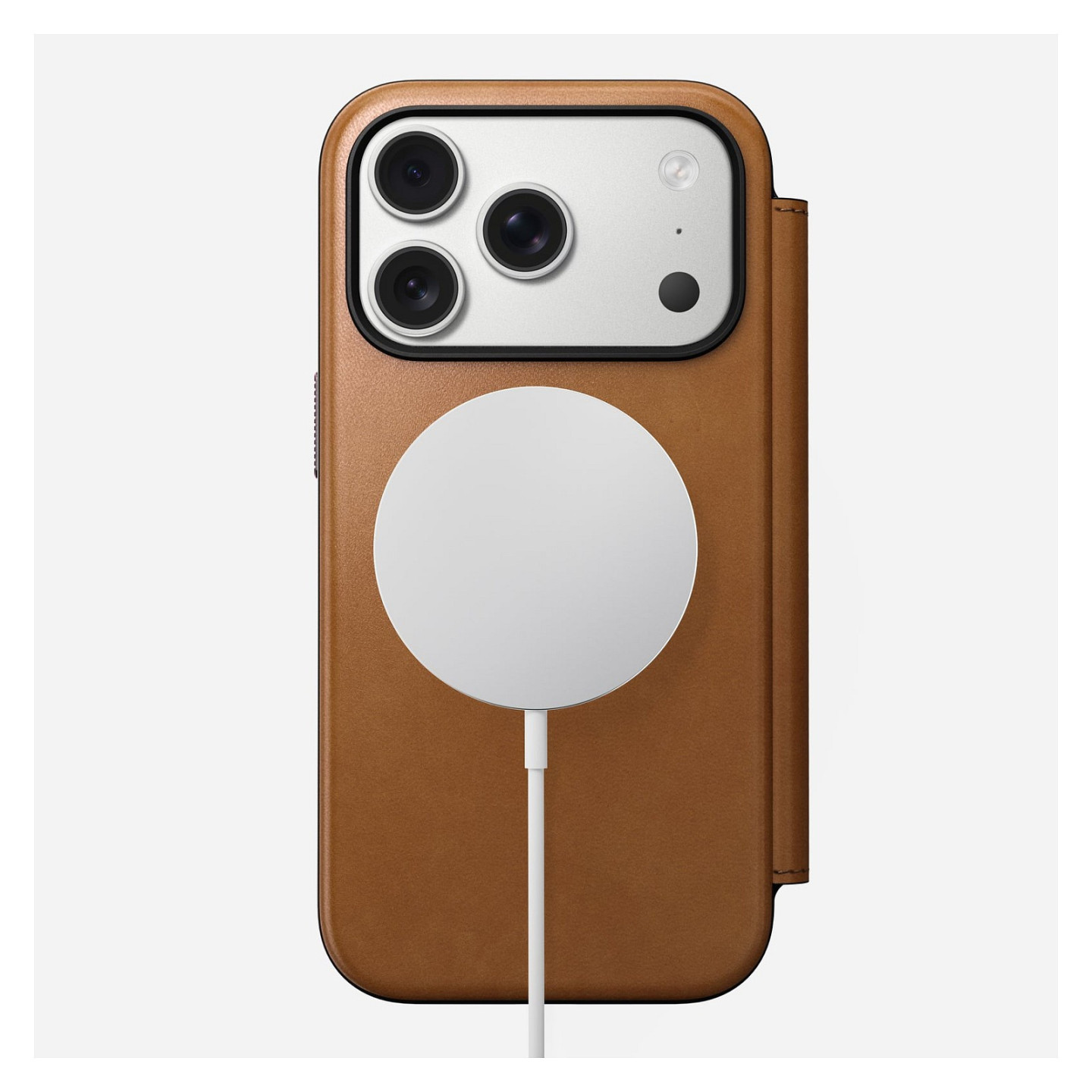 Nomad Modern Leather Folio iPhone 17 Pro English Tan — Buy in Cyprus with Fast Delivery