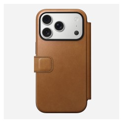 Nomad Modern Leather Folio iPhone 17 Pro English Tan — Buy in Cyprus with Fast Delivery