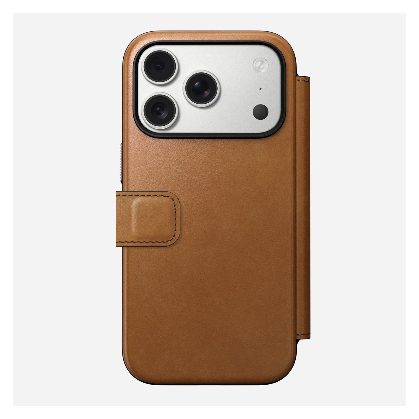 Nomad Modern Leather Folio iPhone 17 Pro English Tan — Buy in Cyprus with Fast Delivery