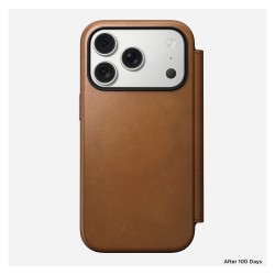 Nomad Modern Leather Folio iPhone 17 Pro English Tan — Buy in Cyprus with Fast Delivery