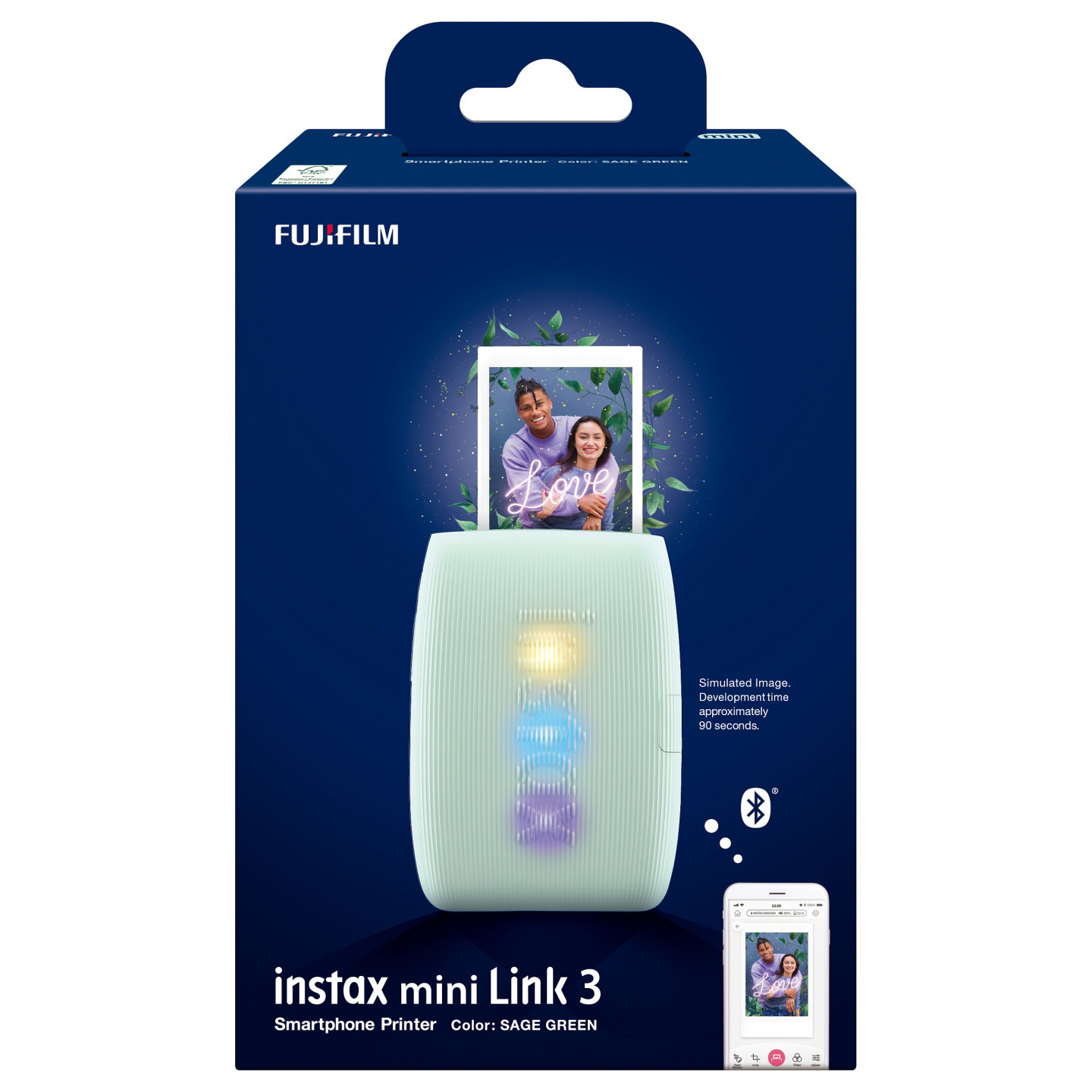 Fujifilm instax mini Link 3 EX D Sage Green — Buy in Cyprus with Fast Delivery