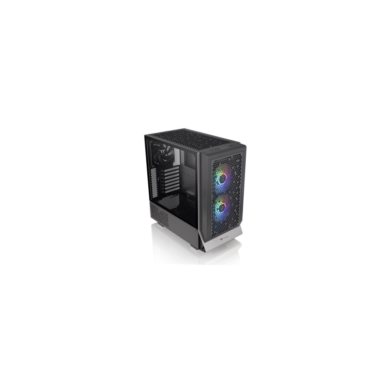 Thermaltake Ceres 300 TG - Mid Tower PC Case (E-ATX/ATX/mATX/ITX) - Black, Tempered Glass, ARGB