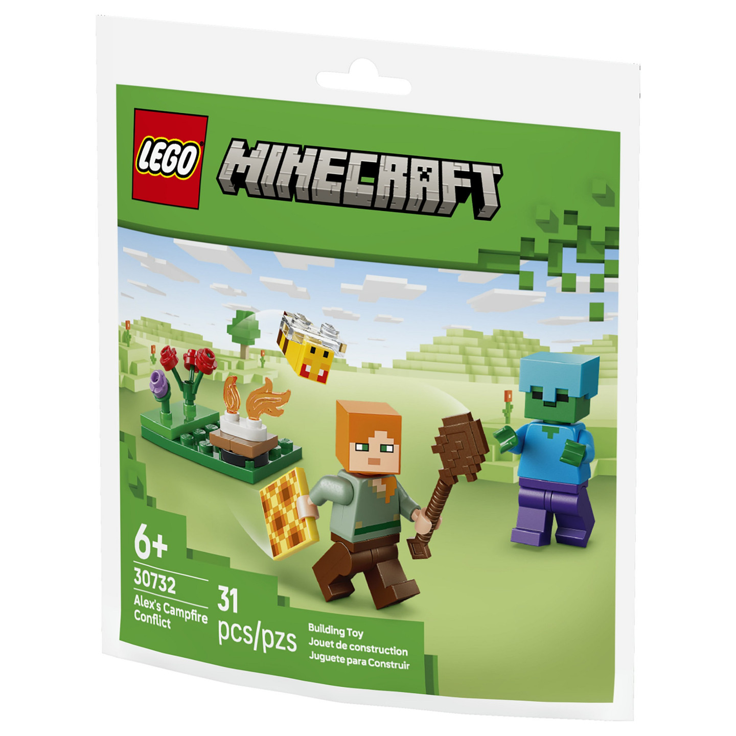 LEGO 30732 Minecraft Alex? Begegnung am Lagerfeuer (Polybag) — Buy in Cyprus with Fast Delivery