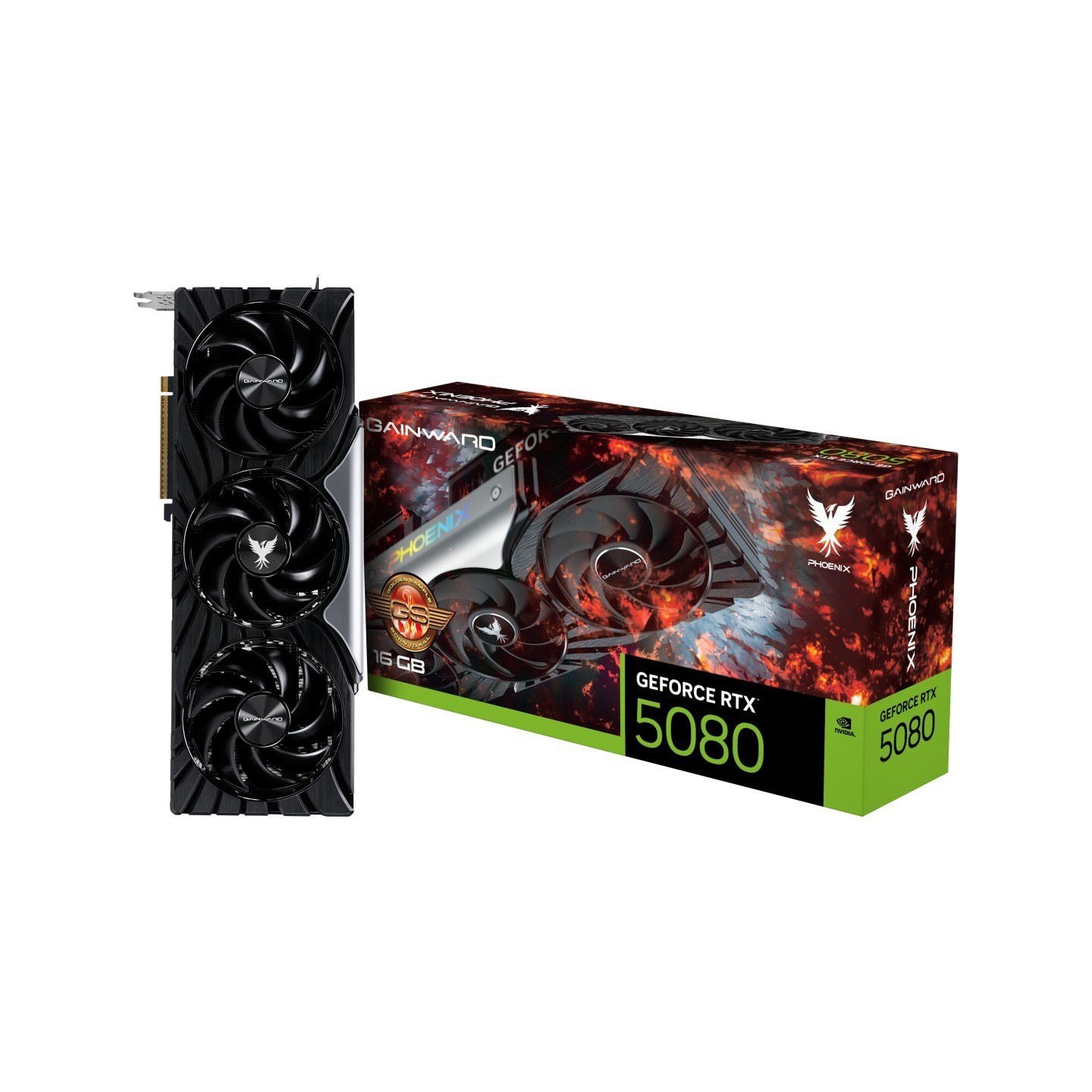 Gainward GeForce RTX 5080 Phoenix GS - 16GB GDDR7 - PCIe 5.0, Triple-Fan (Boxed) — Buy in Cyprus with Fast Delivery