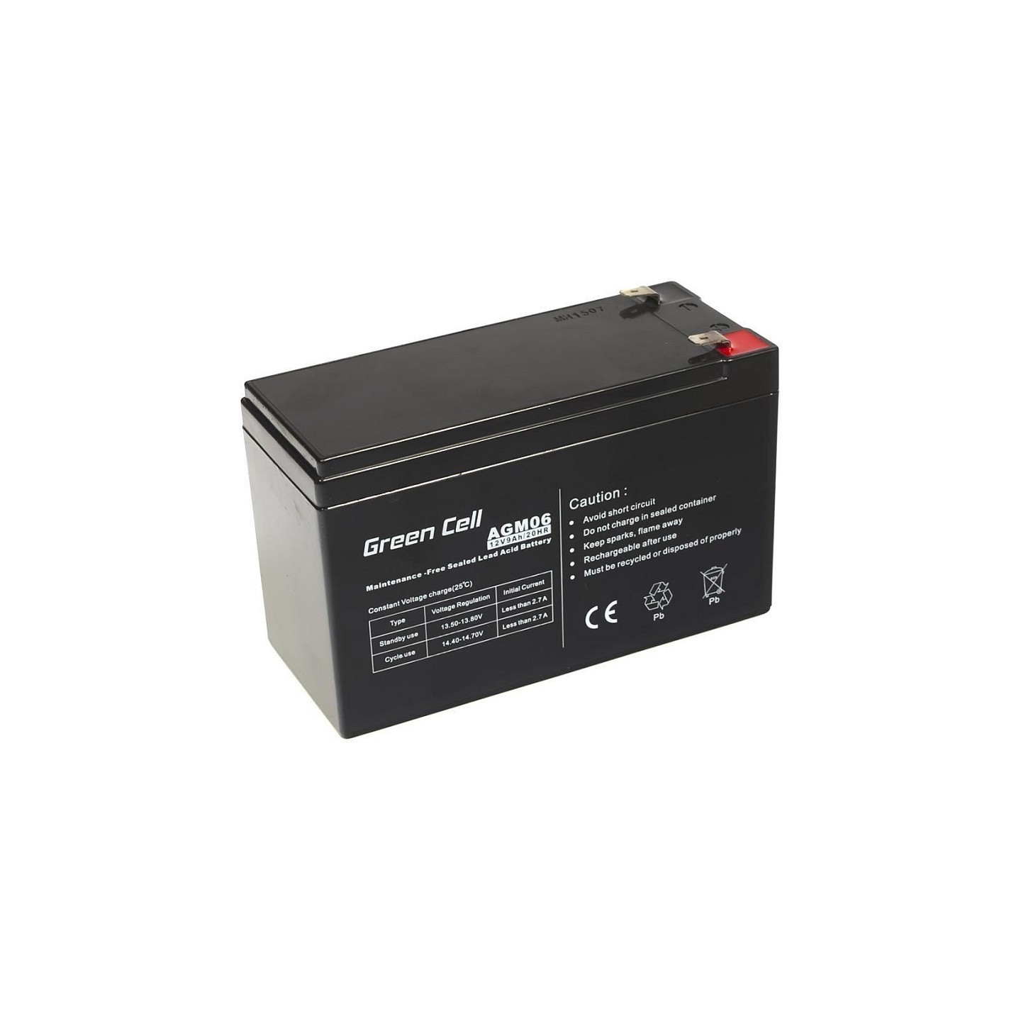 Green Cell AGM06 12V 9Ah – Replacement Battery | Armenius Store