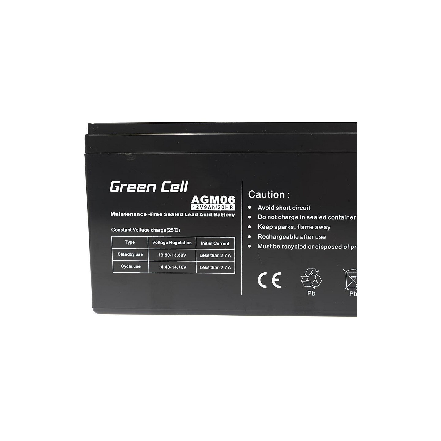 Green Cell AGM06 12V 9Ah – Replacement Battery | Armenius Store