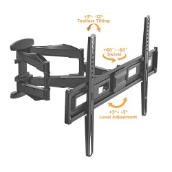 VALUE TV-Wandhalterung. flexibel. elegant. 37-80 Zoll. bis 45 kg — Buy in Cyprus with Fast Delivery