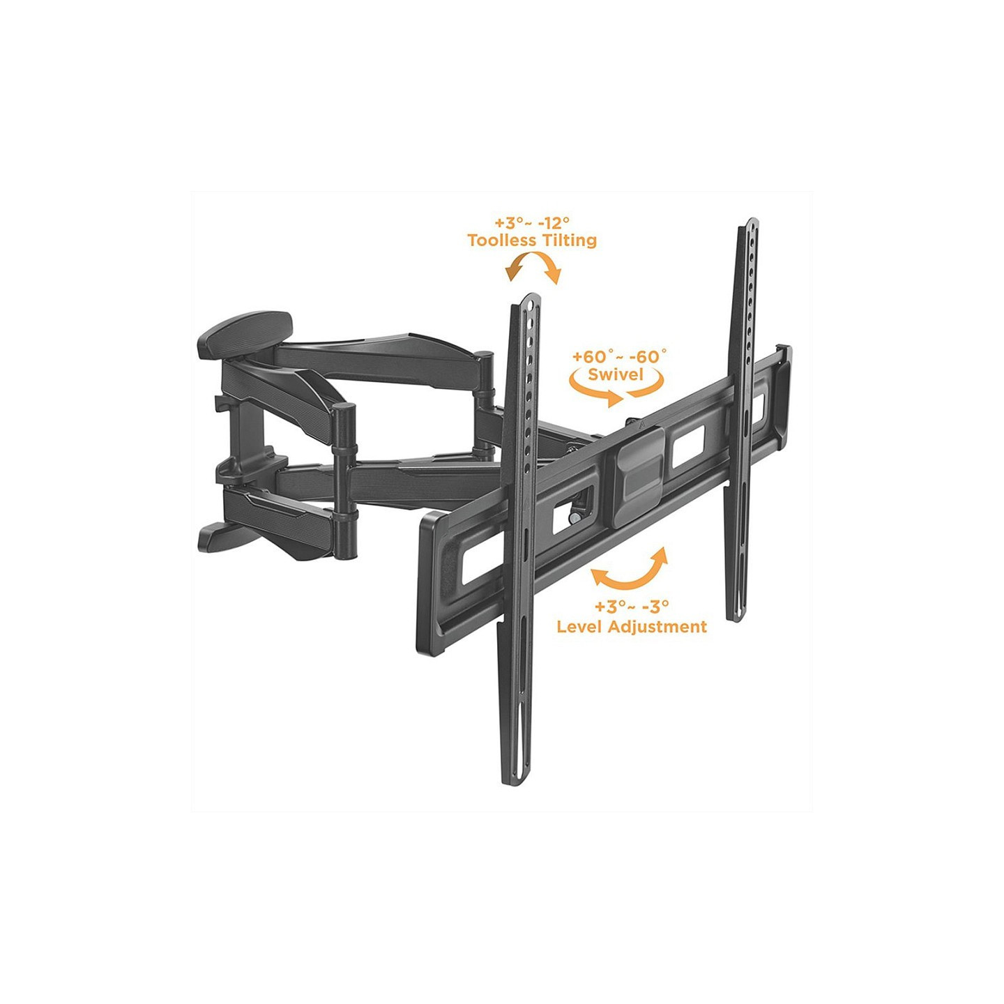 VALUE TV-Wandhalterung. flexibel. elegant. 37-80 Zoll. bis 45 kg — Buy in Cyprus with Fast Delivery