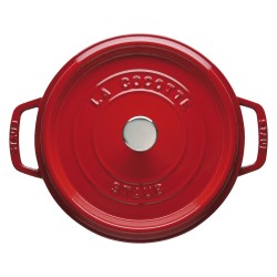 Staub La Cocotte 24cm rund. Kirsch-rot. Gusseisen — Buy in Cyprus with Fast Delivery