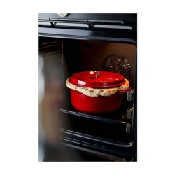 Staub La Cocotte 24cm rund. Kirsch-rot. Gusseisen — Buy in Cyprus with Fast Delivery