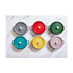 Staub La Cocotte 24cm rund. Kirsch-rot. Gusseisen — Buy in Cyprus with Fast Delivery