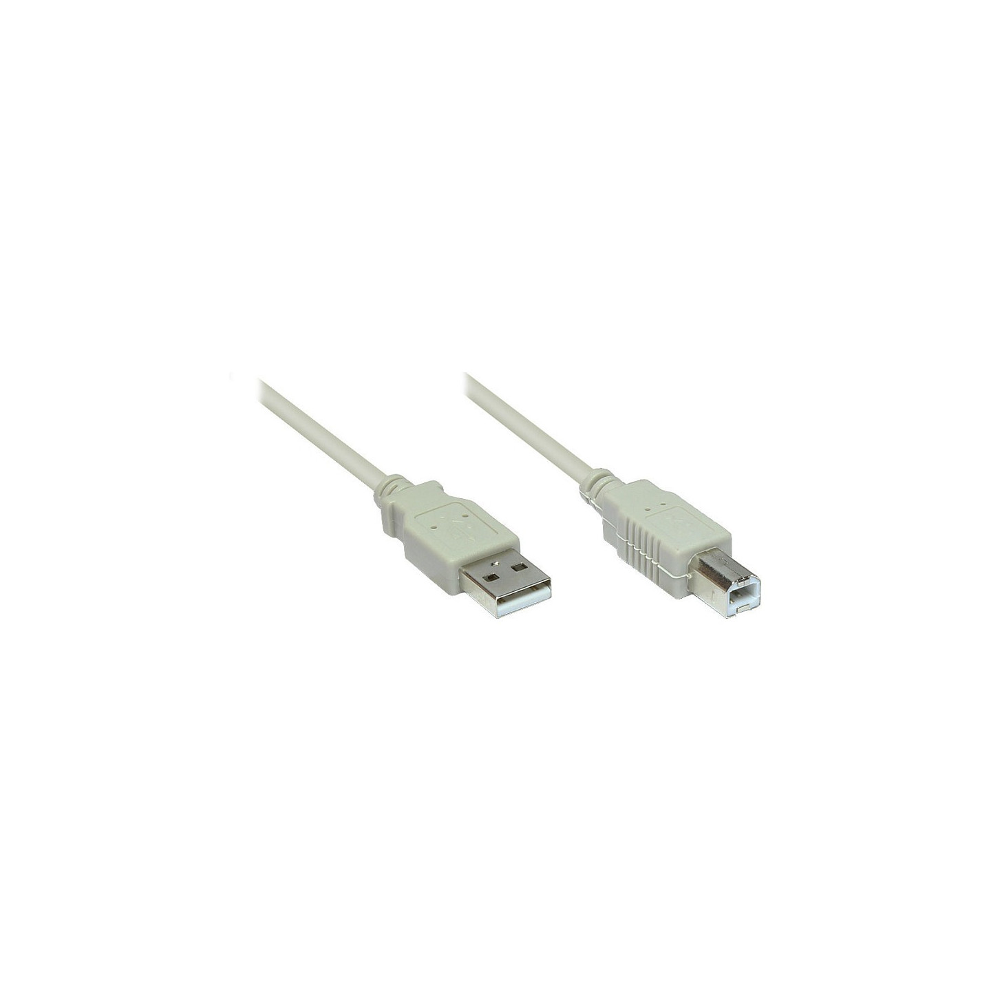 GoodConnections USB 2.0 A to B (ST-ST) 1.8m Adapterkabel Grau — Buy in Cyprus with Fast Delivery