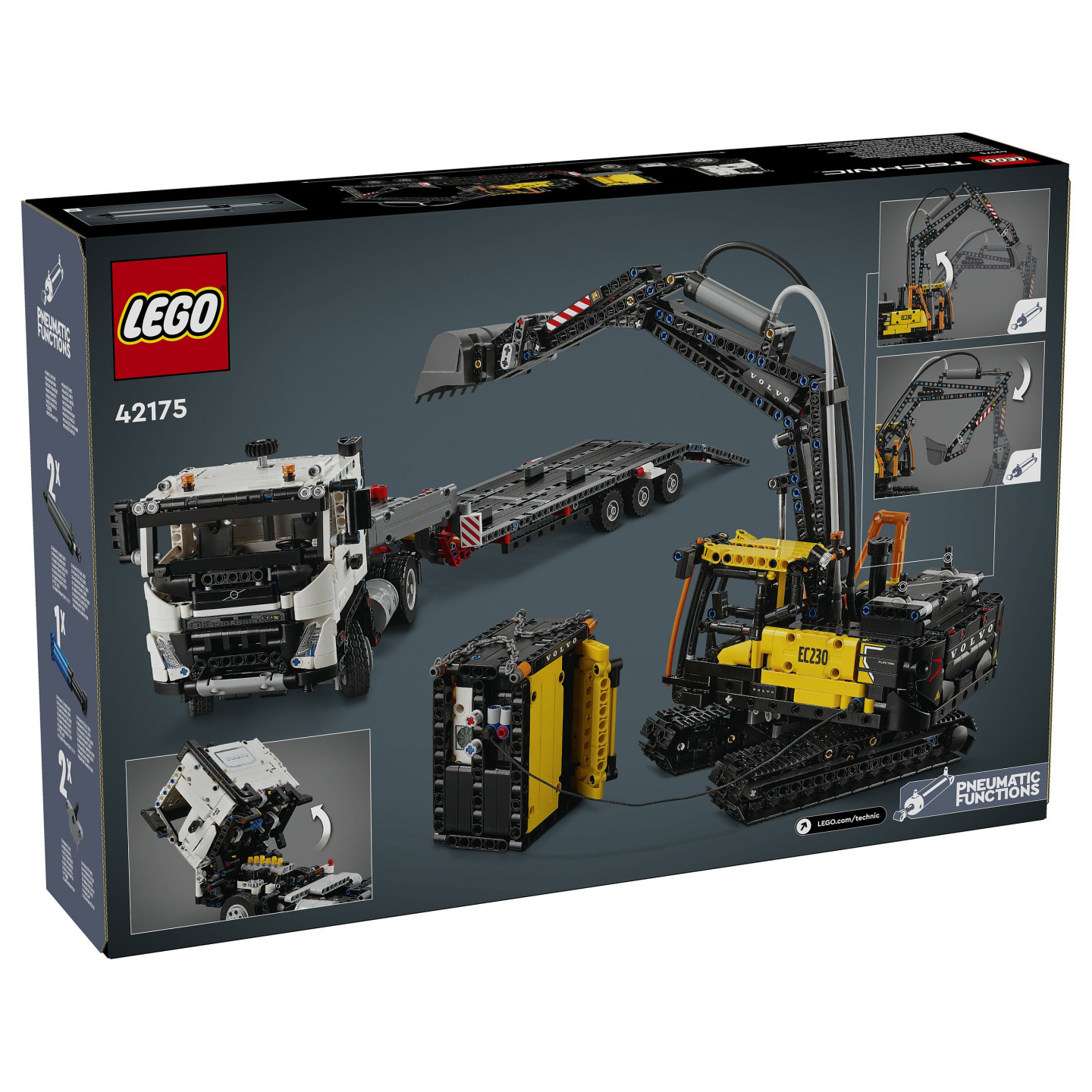 LEGO Technic Volvo FMX LKW mit EC230 Electric Raupenbagger 42175 — Buy in Cyprus with Fast Delivery
